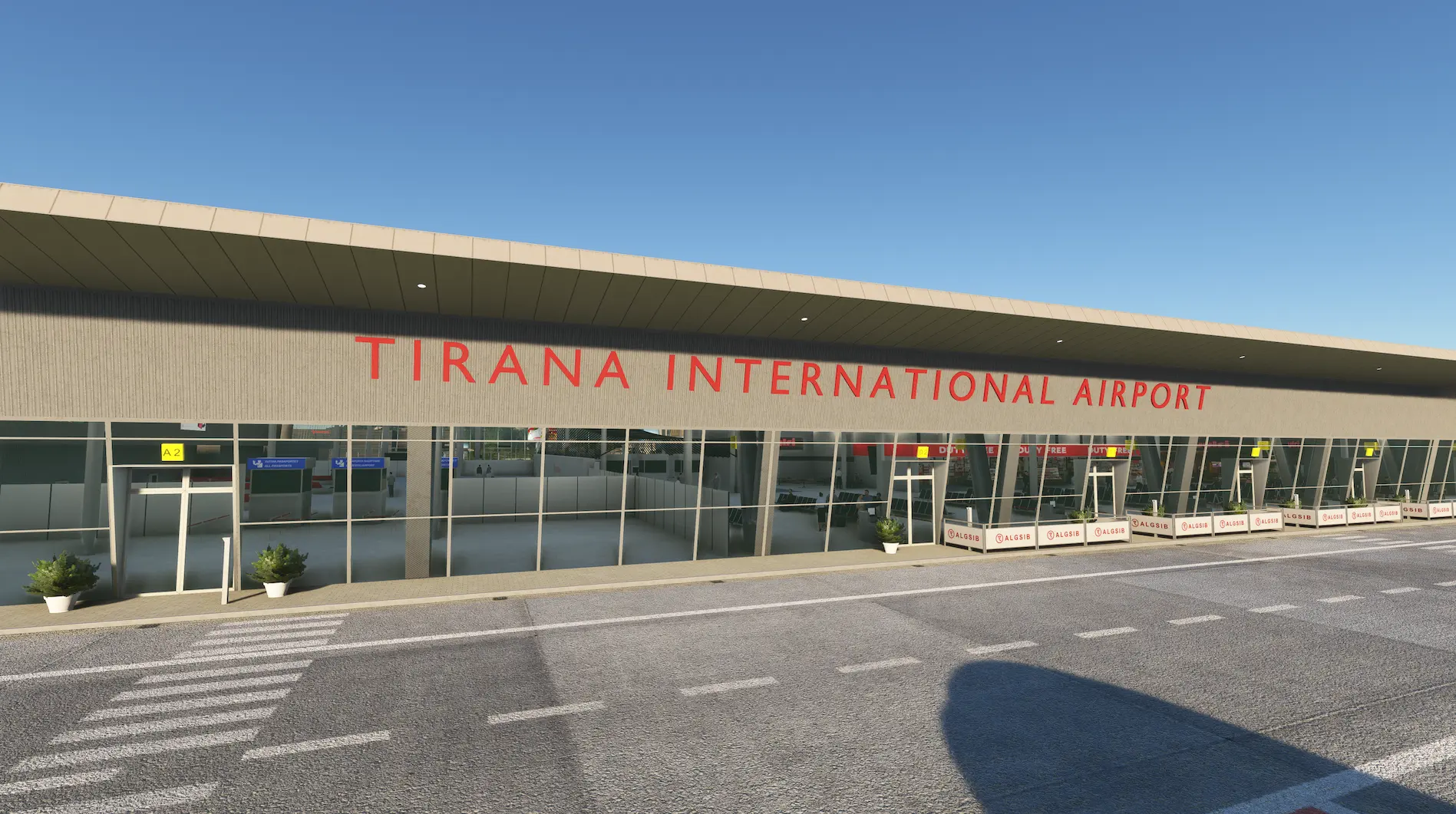 Tirana Airport Screenshot